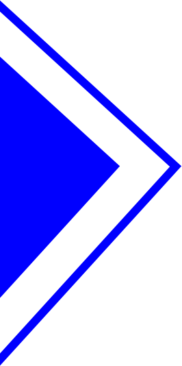Blue chevron arrow on black background